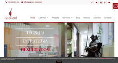 Desktop Screenshot of musashi.es