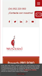 Mobile Screenshot of musashi.es
